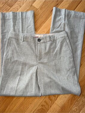 Banana Republic Gray Wide Leg Dress Pants Women’s 8 | Lined Career Office